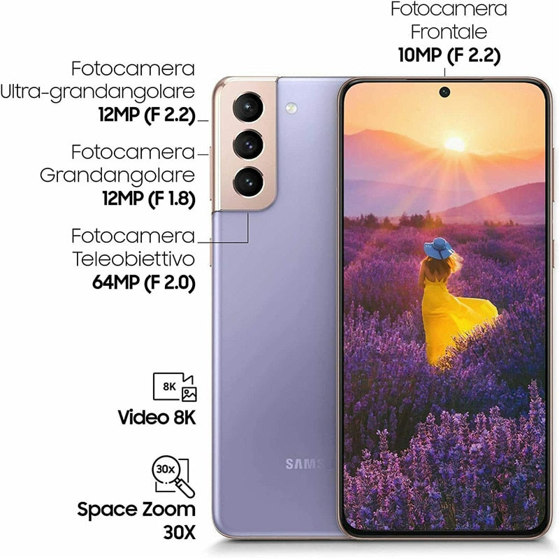 Samsung Galaxy S21 Plus S21+ 5G G996U1 6.7&quot; ROM 128/256GB RAM 8GB Snapdragon 888 NFC Octa Core Original 5G Android