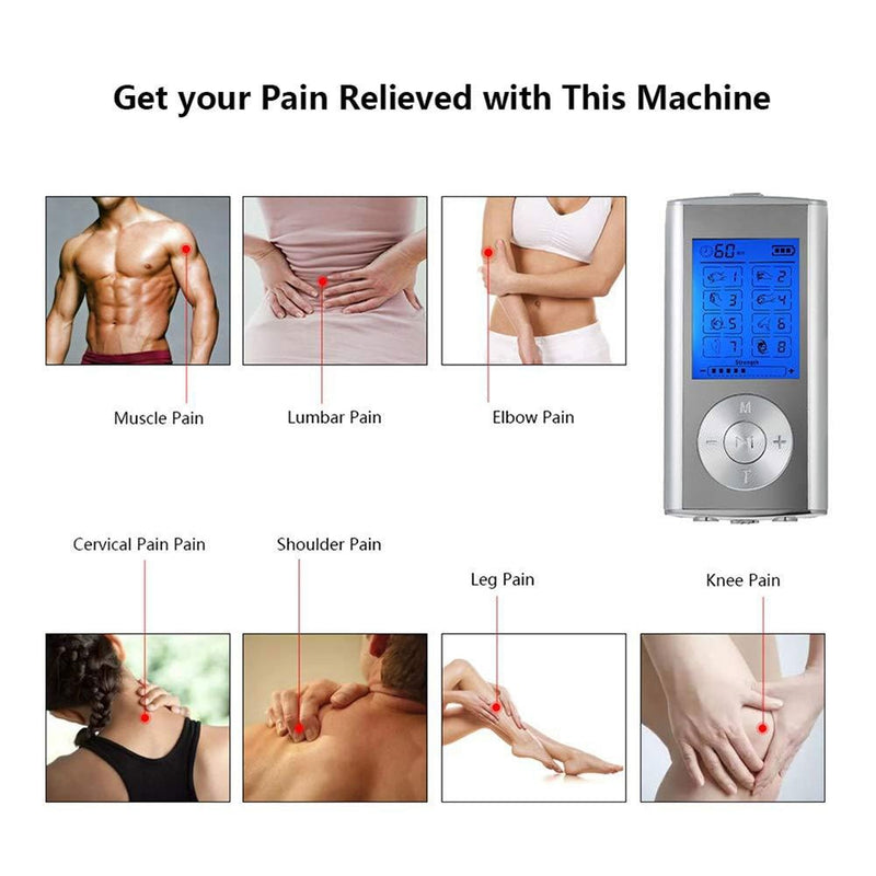 Dez ems unidade 8 modos fisioterapia dispositivo palma digital melhor máquina de alívio da dor para o pescoço volta estimulador muscular lombar terapia corpo massageador