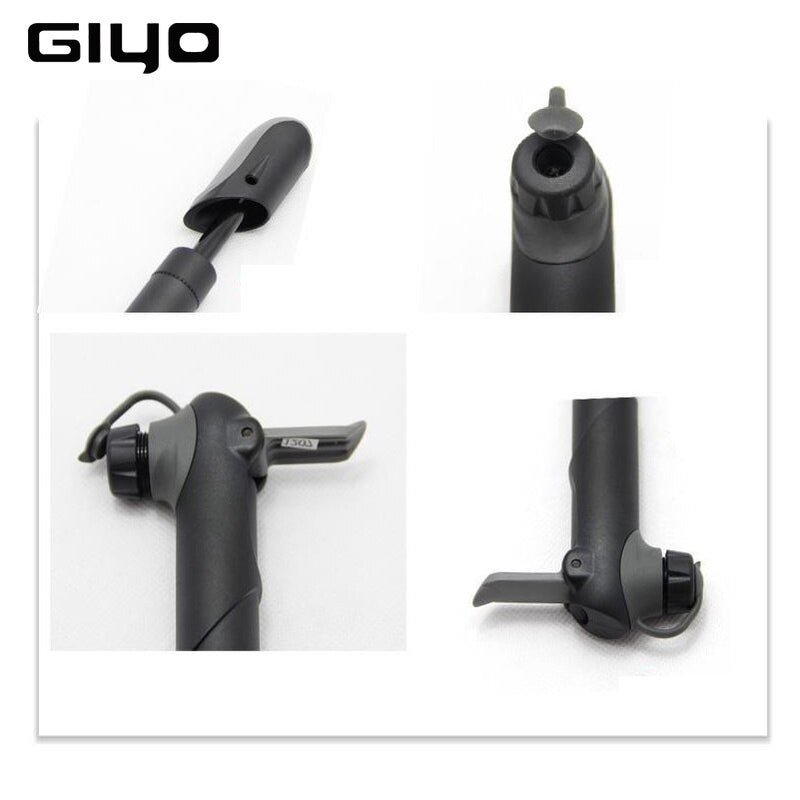 Bomba de bicicleta Giyo 105g portátil Mini MTB Mountain Bike bombas 100 psi de alta pressão para ciclismo bomba de ar manual bola pneu inflador