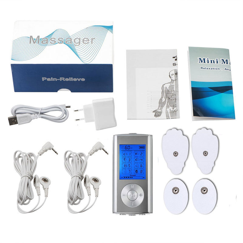 Dez ems unidade 8 modos fisioterapia dispositivo palma digital melhor máquina de alívio da dor para o pescoço volta estimulador muscular lombar terapia corpo massageador