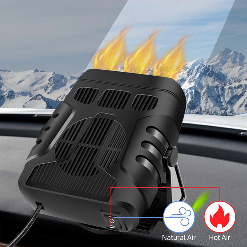 Aquecedor de carro portátil 12v/24v 120w 200w aquecimento do pára-brisa automático defogger de aquecimento rápido para todos os carros