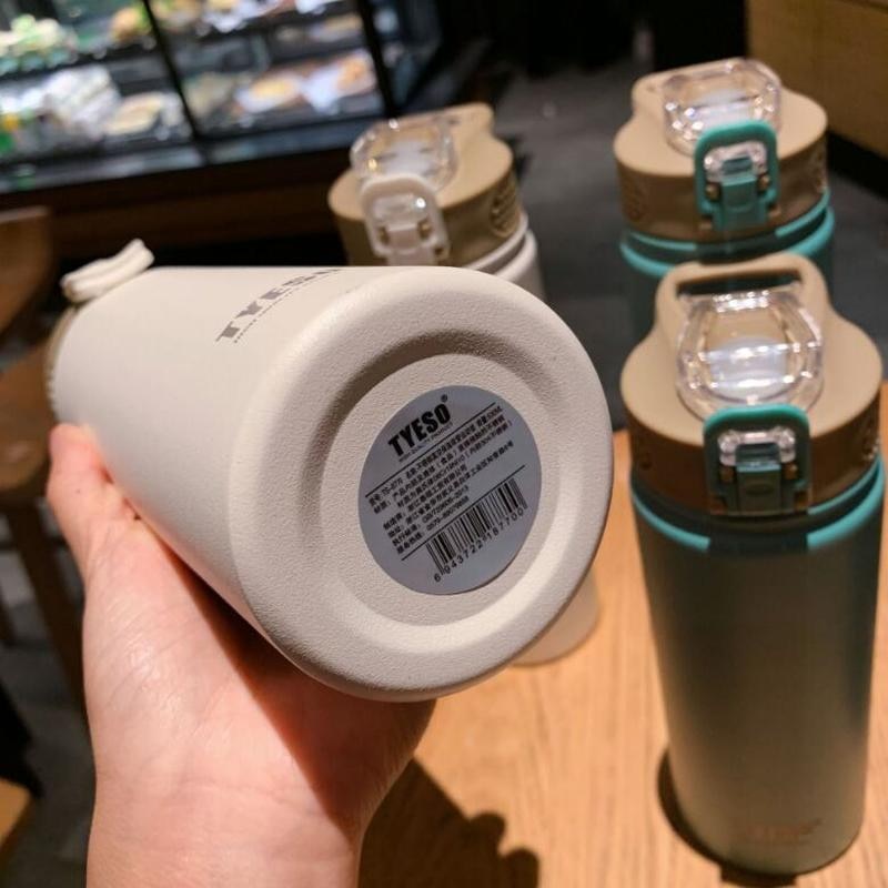 Garrafa Térmica Aço Inoxidável, 530ml/750ml, copo térmico de aço inoxidável, garrafa de água, garrafa isolada para esportes ao ar livre.